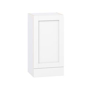 Milton 18 in. W x 14 in. D x 35 in. H Assembled Shaker Wall Kitchen Cabinet in Bright White with Drawer