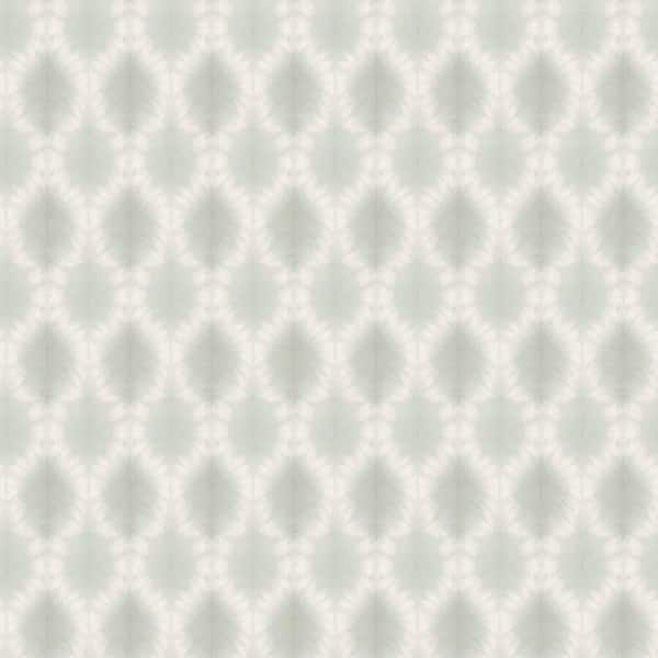 Chesapeake Mombi Blue Teal Diamond Shibori Wallpaper Sample