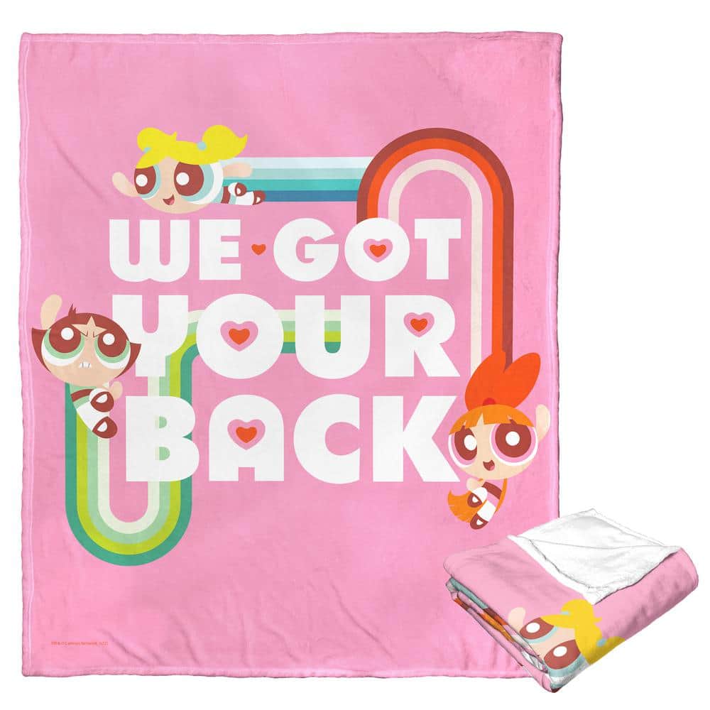 THE NORTHWEST GROUP WB Power Puff Girls Game of Thrones Your Back Silk Touch Multi-Color Throw Blanket