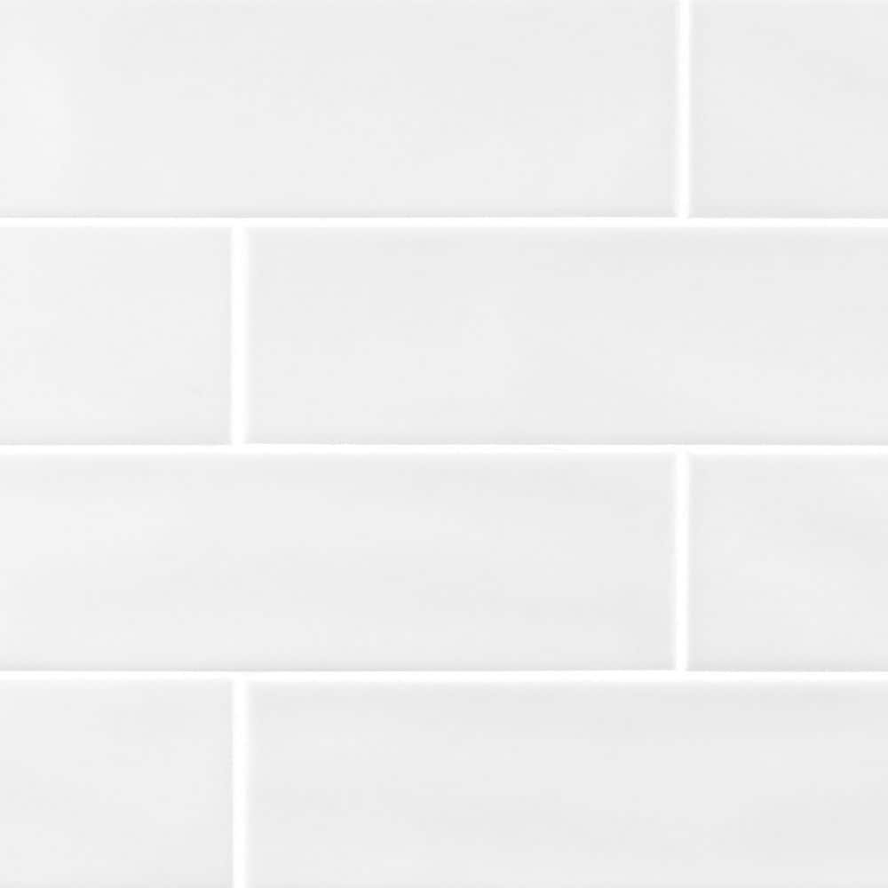 Take Home Tile Sample - Matte White 2.5 in. x 5 in. Ceramic Wall Tile Sample price history on PriceWatchPro