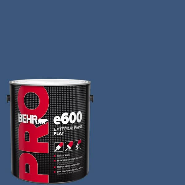 1 gal. #590D-7 Star Spangled Flat Exterior Paint