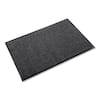 Crown Matting EC R023CH EcoPlus Rubber-Border Indoor Entrance Mat 2' x 3' Charcoal