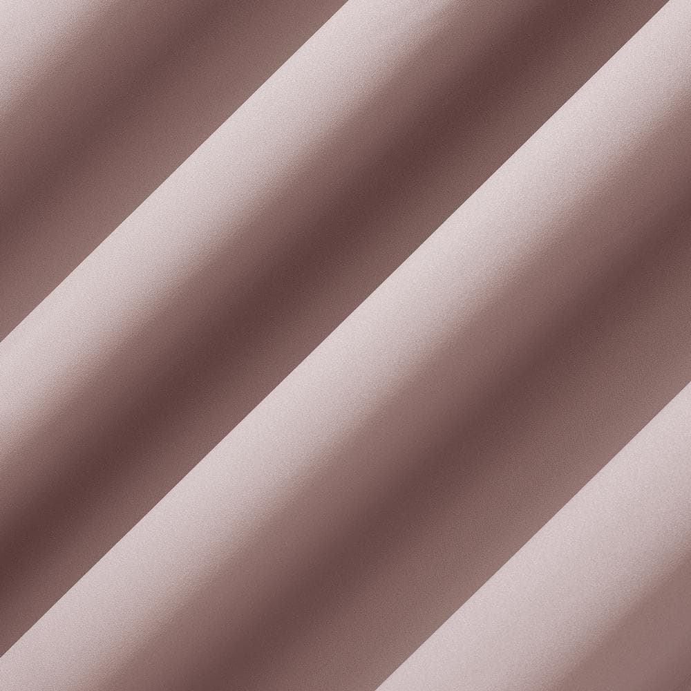 Blush Polyester Blackout Grommet Window Panel 52" x 84"