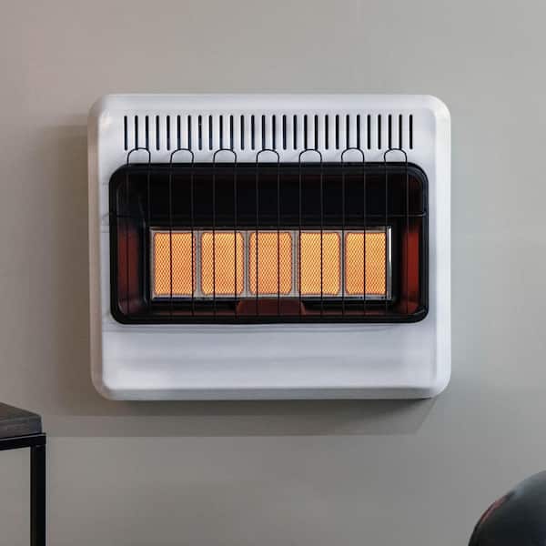 30,000 BTU Vent Free Radiant Natural Gas or Propane Dual Fuel Space Heater