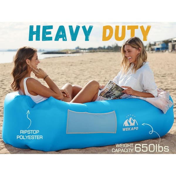 Inflatable Lounger Air Sofa Hammock Portable, WaterProof Couch for Backyard Lakeside Beach Traveling Camping Picnics