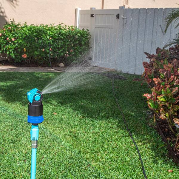 Irrigation Sprinkler Adjustable Water Watering Yard Impulse Tripod Lawn Garden 