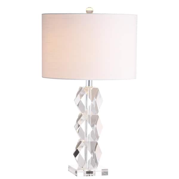 Jonathan Y Sofia 26 In Crystal Table Lamp Clear Jyl5012a The Home Depot