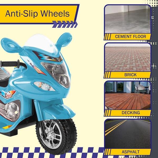 Lil Rider 6-Volt Electric Toy Motorcycle Kids Ride-On Toy 3-Wheel