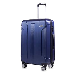 Denali S 26 in. Navy TSA Anti-Theft Expandable Hard Side Checked Suitcase Luggage