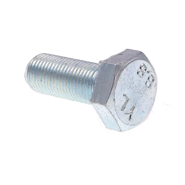 Prime-Line M10-1.0 x 25 mm Class 8.8 Metric Zinc Plated Steel Hex Head Cap Screws (10-Pack)