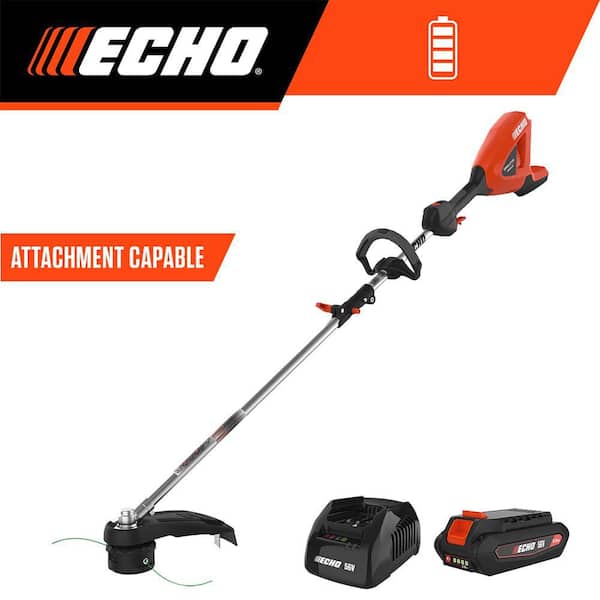 56V Brushless Cordless Battery Attachment Capable 16 in. String Trimmer w/ Speed-Feed Head and 2.5Ah Battery and Charger