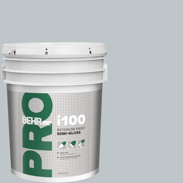 5 gal. #N490-2 Icicles Semi-Gloss Interior Paint