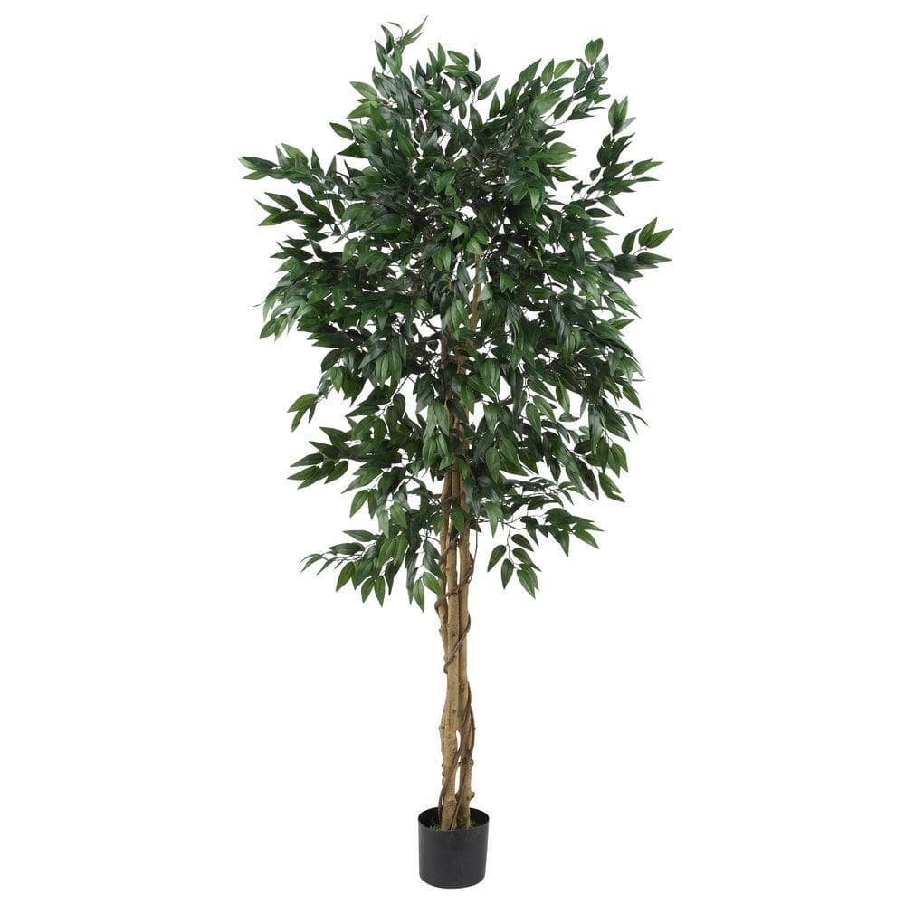 Nearly Natural 5 Ft Smilax Silk Tree 5266 The Home Depot