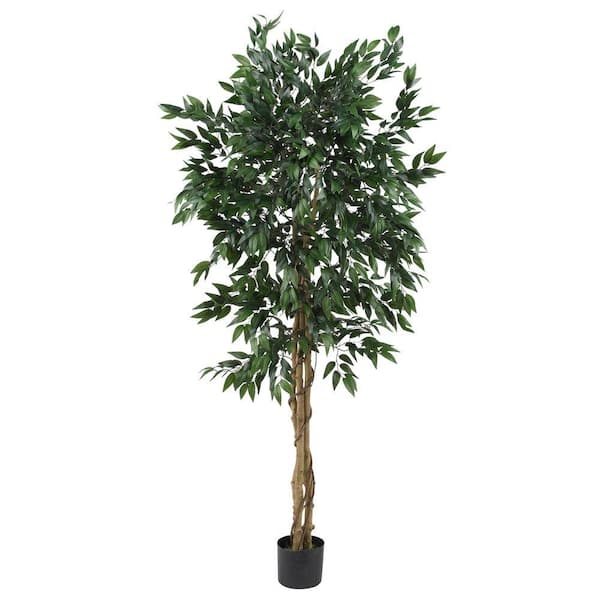 Nearly Natural 5 ft. Artificial Smilax Silk Tree