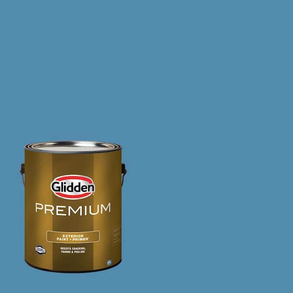 Glidden Premium 1 gal. PPG1158-5 Cosmopolitan Semi-Gloss Exterior Latex Paint
