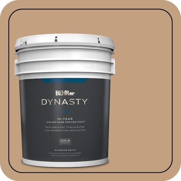 BEHR DYNASTY 5 gal. #S280-4 Real Cork Satin Enamel Exterior Stain-Blocking Paint & Primer