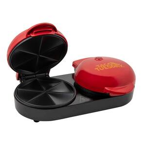 5 Sq. in. Red Indoor Smokeless Double Quesadilla Grill