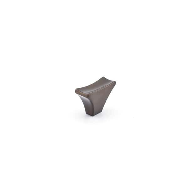 Richelieu Hardware Westmount Collection 1-9/16 in. (40 mm) Modern Honey Bronze Rectangle Cabinet Knob