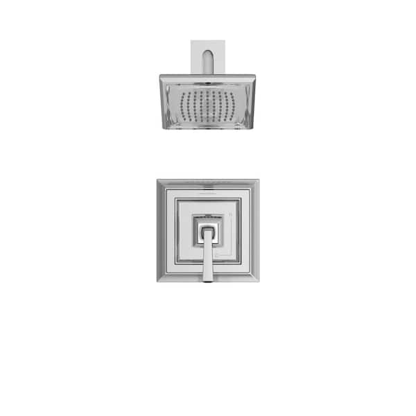 Town Square S 1-Handle Water Saving Shower Faucet Trim Kit for Flash Valves in Polished Chrome (Valve Not Included)