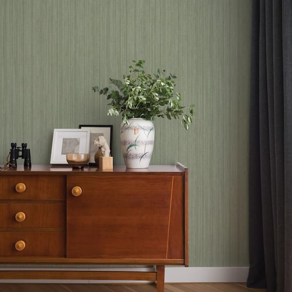 Dusty Green Solid Fabric, Wallpaper and Home Decor