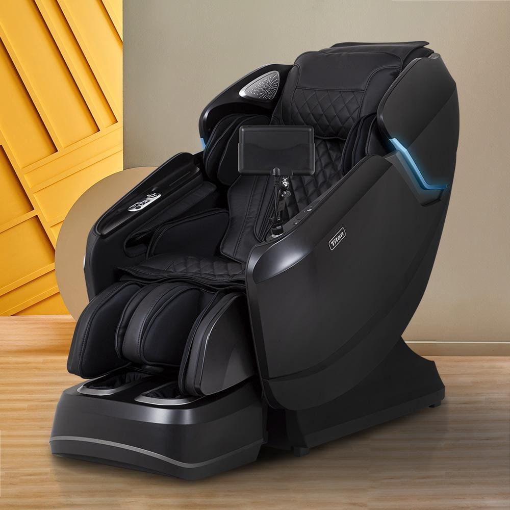 Titan Pro Vigor 4D Black Faux Leather Massage Chair