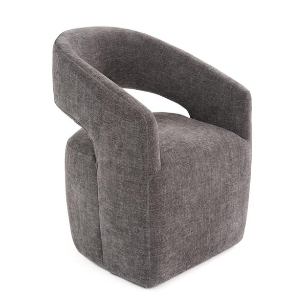 Angie Dark Grey Fabric Dining Chair