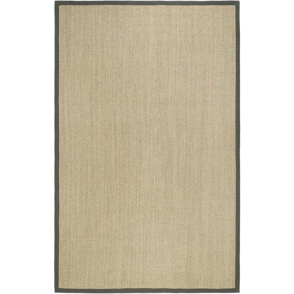 Marble Grey 6' x 9' Natural Fiber Area Rug