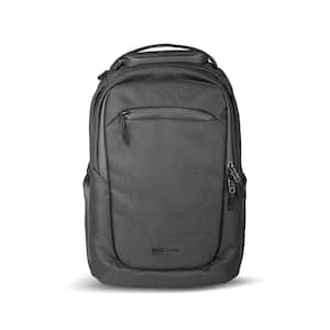 Parker 17 in. Laptop Black Backpack with Removable Laptop Sleeve