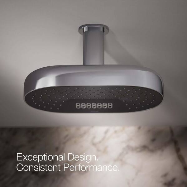KOHLER Statement 2-Spray Patterns with 2.5 GPM 12 in. Wall Mount