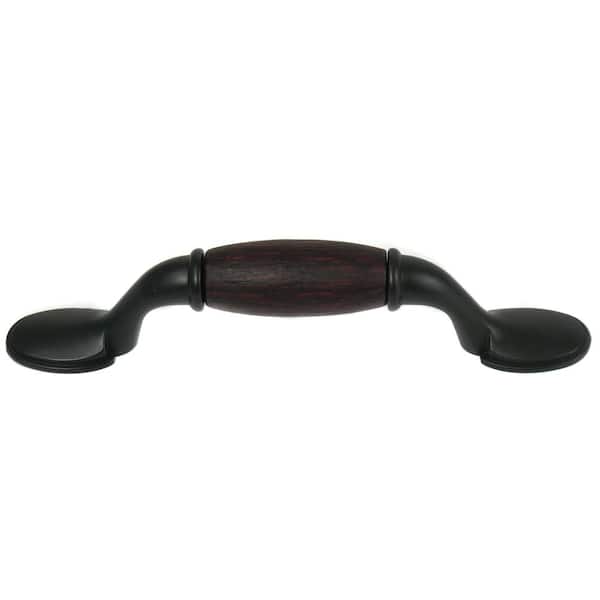 Laurey First Family 3 in. Center-to-Center Matte Black Cup Pull Cabinet Pull