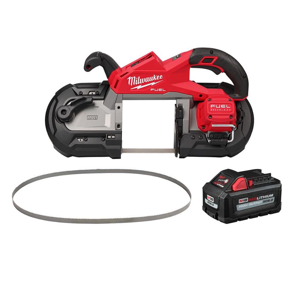 M18 FUEL 18V Deep Cut Band Saw w/6.0Ah Battery & Extreme Metal Band Saw Blade (3-Pk) price history on PriceWatchPro