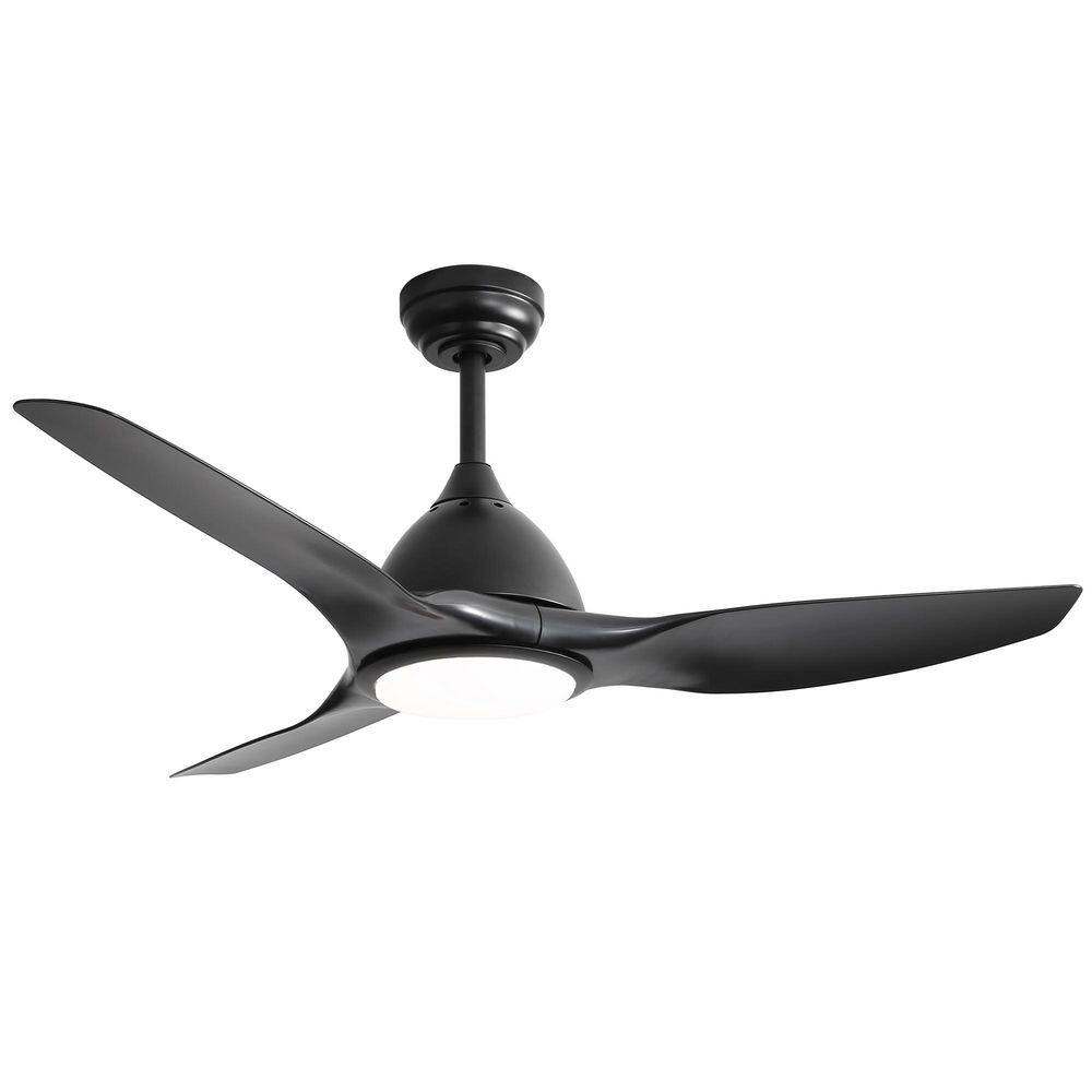 52 in. Indoor Ceiling Fan with 22W LED Light, 3 ABS Fan Blades DC Motor Bla