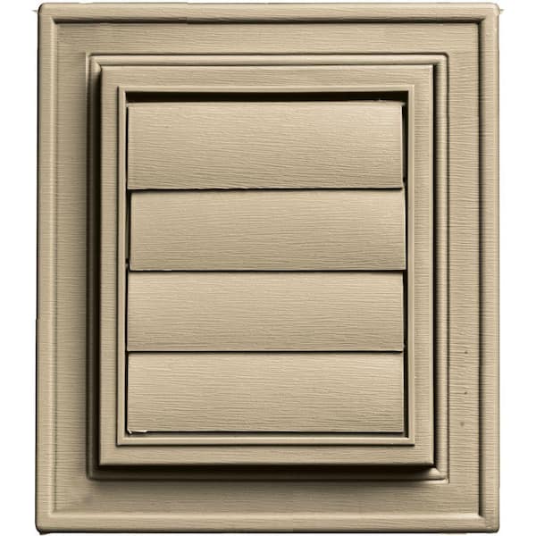 Mid America 7 in. x 8 in. #013 Desert Tan Master Exhaust Square Dryer Vent Mounting Block