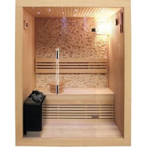 SunRay Westlake 3-Person Traditional Sauna with Harvia Heater
