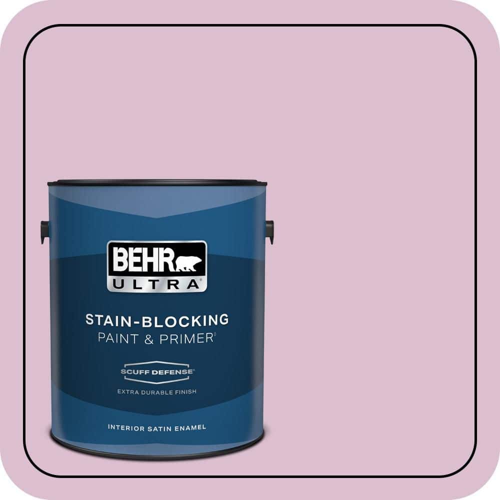 1 gal. #690C-3 Delicate Bloom Extra Durable Satin Enamel Interior Paint & Primer price history on PriceWatchPro