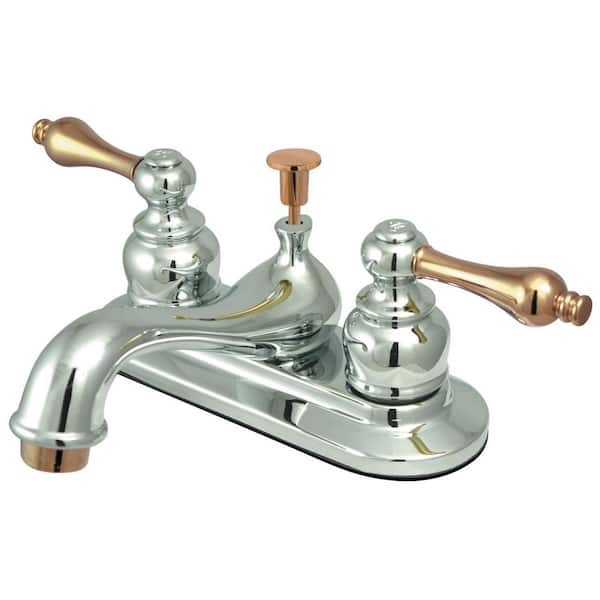 Kingston Brass Restoration 4 inch Centerset 2-Handle Bathroom