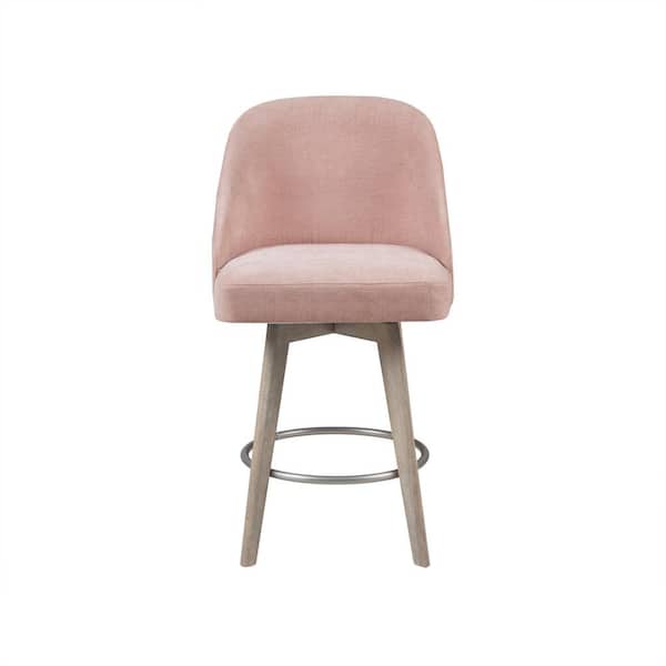 Walsh 25.75 in. Pink Wood Counter Stool