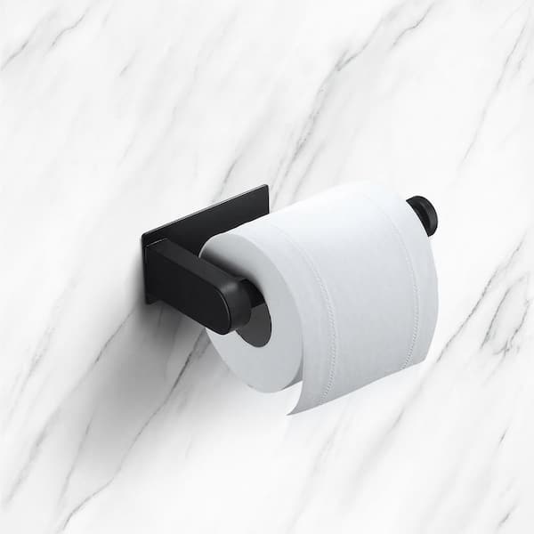 Toilet Paper Holder No Drilling Self-adhesive Toilet Roll Holder Stainless  Steel Toilet Roll Holder