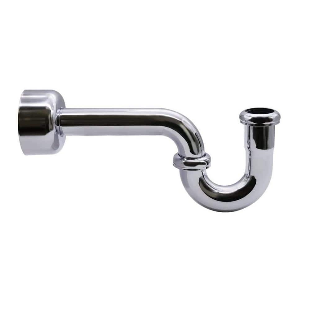 1-1/4 in. x 1-1/4 in. Brass P-Trap with Flange in Polished Nickel price history on PriceWatchPro