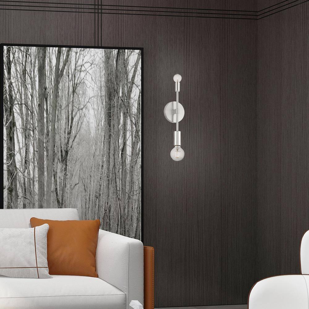 Blairwood Brushed Nickel 2-Light ADA Compliant Wall Sconce