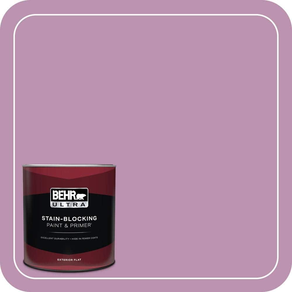 1 qt. Home Decorators Collection #HDC-MD-10 Blooming Lilac Flat Exterior Paint & Primer price history on PriceWatchPro