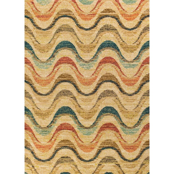 MILLERTON HOME Beverly Sand 8 ft. x 11 ft. Area Rug