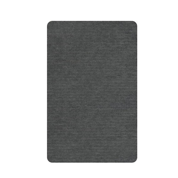 Angel Sar 55 in. x 35 in. Anti-Slip Protector Floor Mat, Chair Mat for Hardwood Tile Floor (Blue)