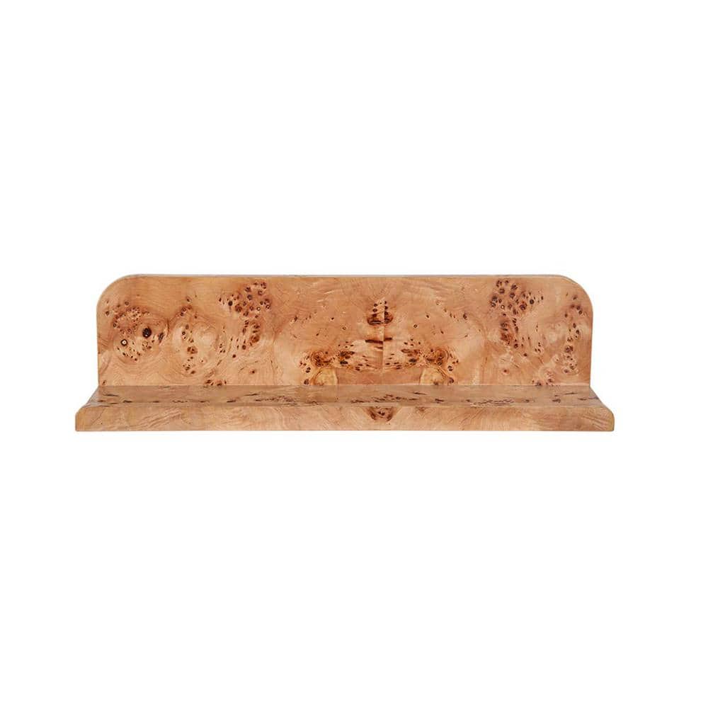 18.9 in. W x 4.7 in. D Floating Vintiquewise Decorative Wall Shelves, Burl 