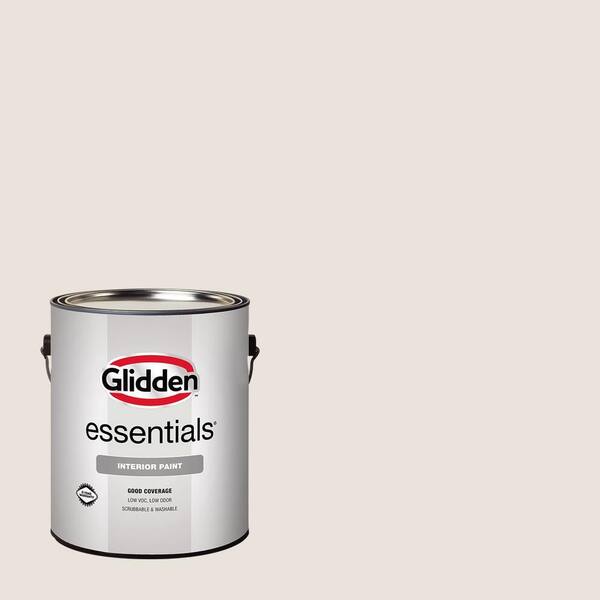 Glidden Essentials 1 gal. PPG1076-1 Fuzzy Unicorn Flat Interior Paint