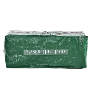 Green Heavy-Duty Artificial Christmas Tree Storage Bag for Trees up to 7.5 ft. Tall