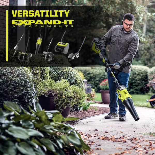 RYOBI 40V HP Brushless 20 in. Cordless Battery Walk Behind Push Mower &  String Trimmer with (2) Batteries and Chargers RY401170-4X - The Home Depot
