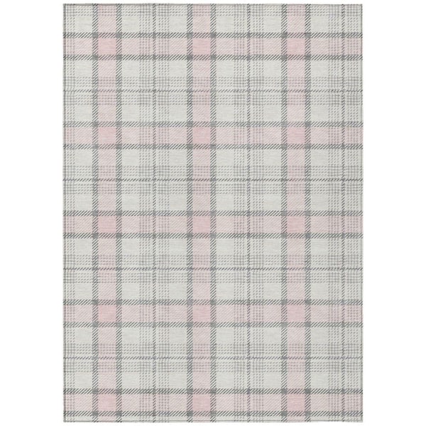 Chantille Machine Washable Indoor/Outdoor Abstract ACN1052 Pink 2 ft. 6 in. x 3 ft. 10 in. Area Rug