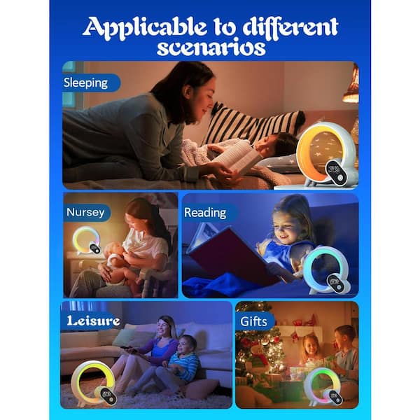 SHE'll SLEEP Years、Days、See The Light LIZZ Sunrise Alarm Clock Wake Up Light for Kids, Bedrooms