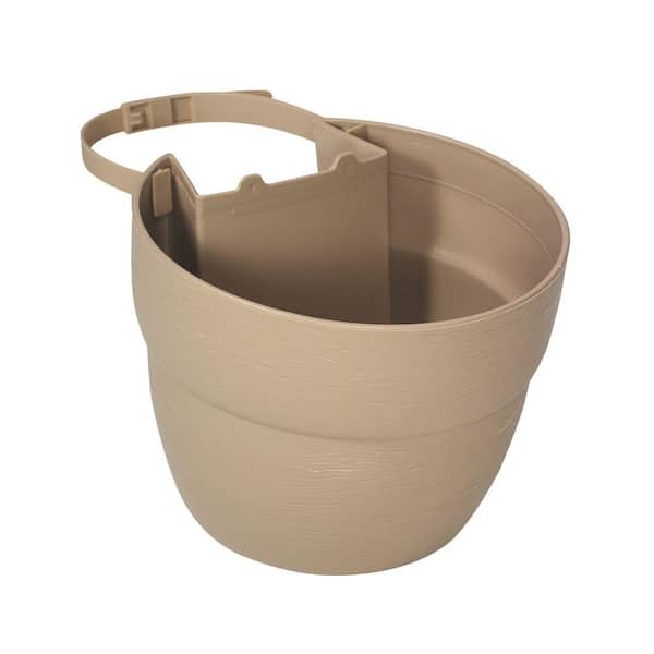 Emsco 8.5 in. Resin Sand Post Planter for Vertical Posts